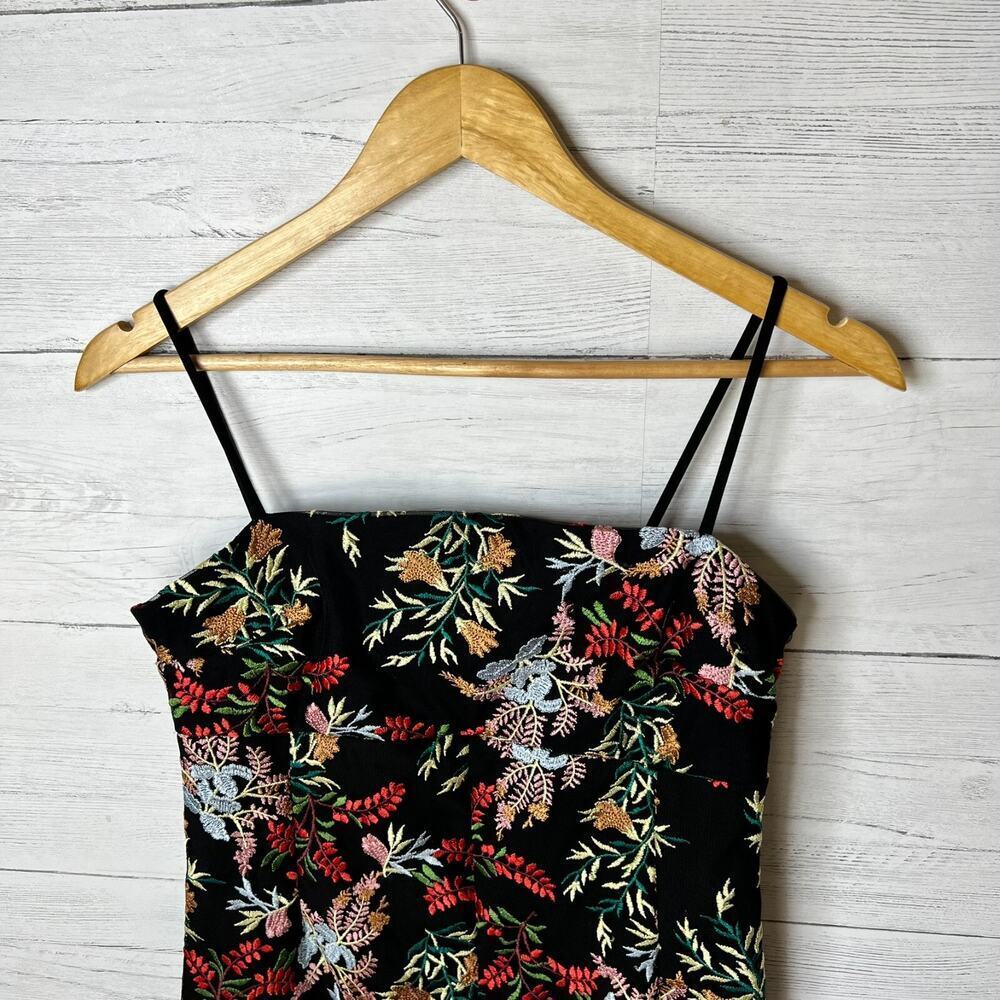 Urban Outfitters Dress Womens Size XS/S Black Pins & Needles Audrey Floral - Picture 9 of 16